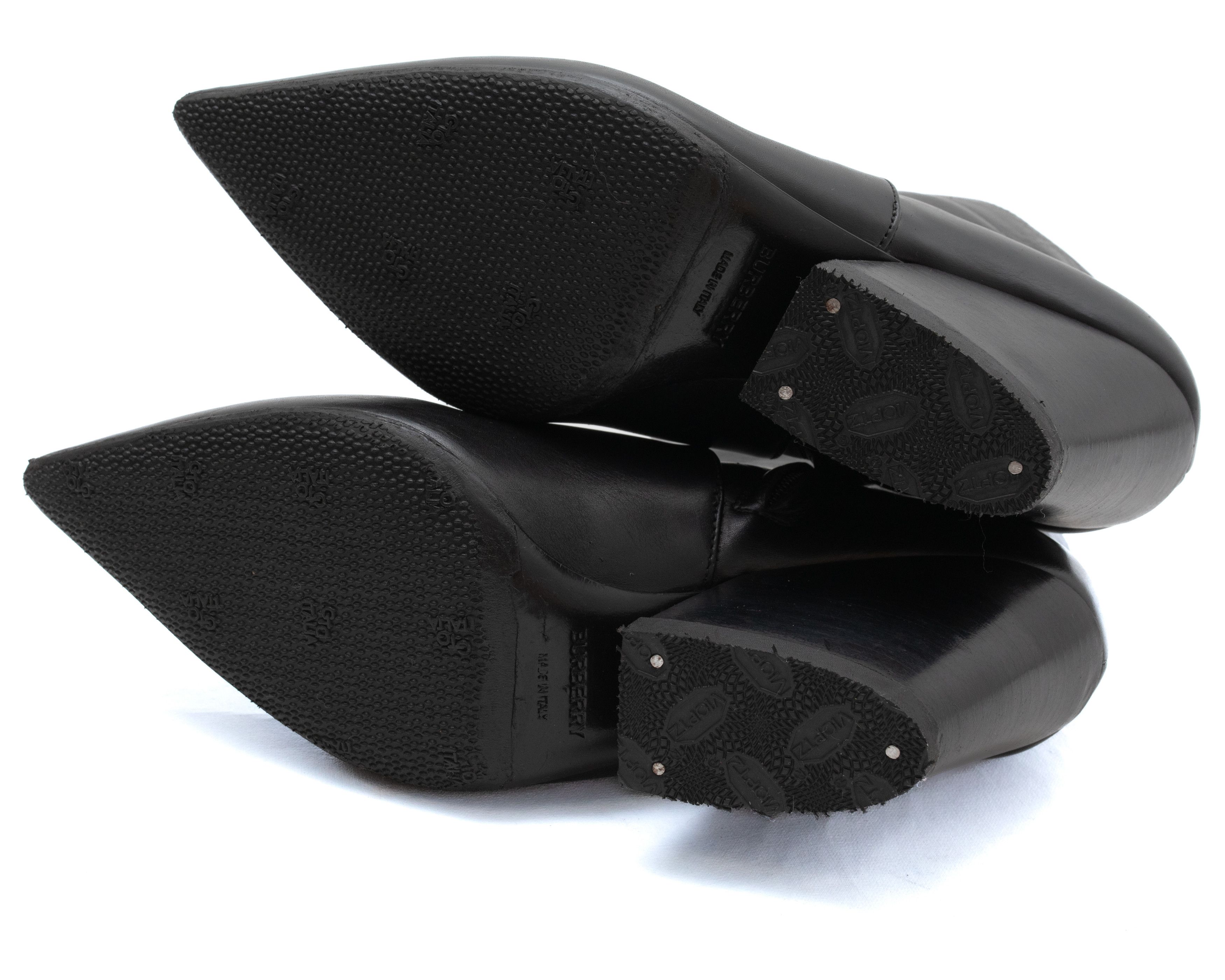 Burberry BURBERRY LONDON Ashlington Pointed Zip-Up Booties Size US 6.5 / IT 36.5 - 7 Thumbnail