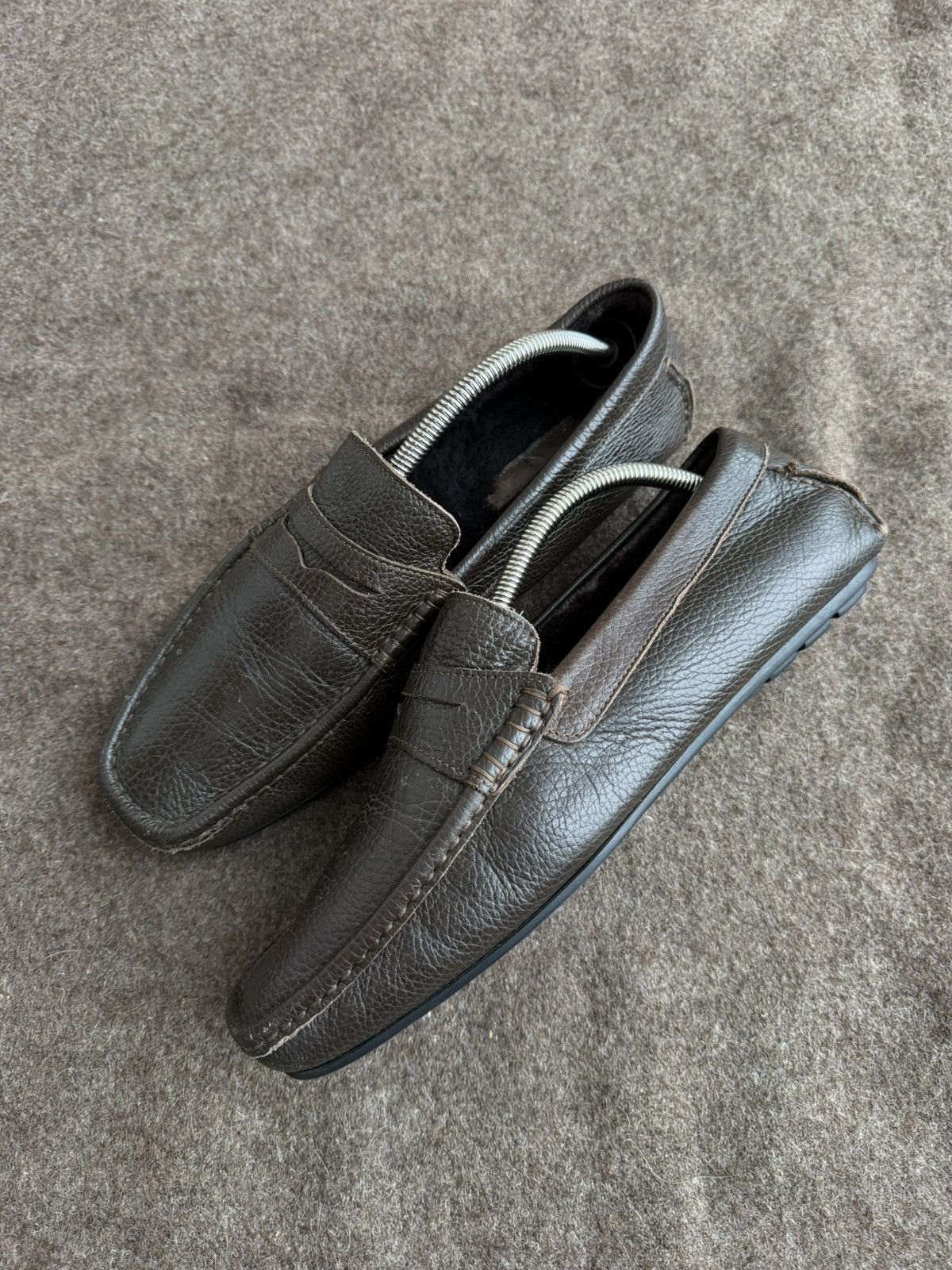Corneliani Corneliani ID Shearling Moccasins Size US 10 / EU 43 - 5 Thumbnail