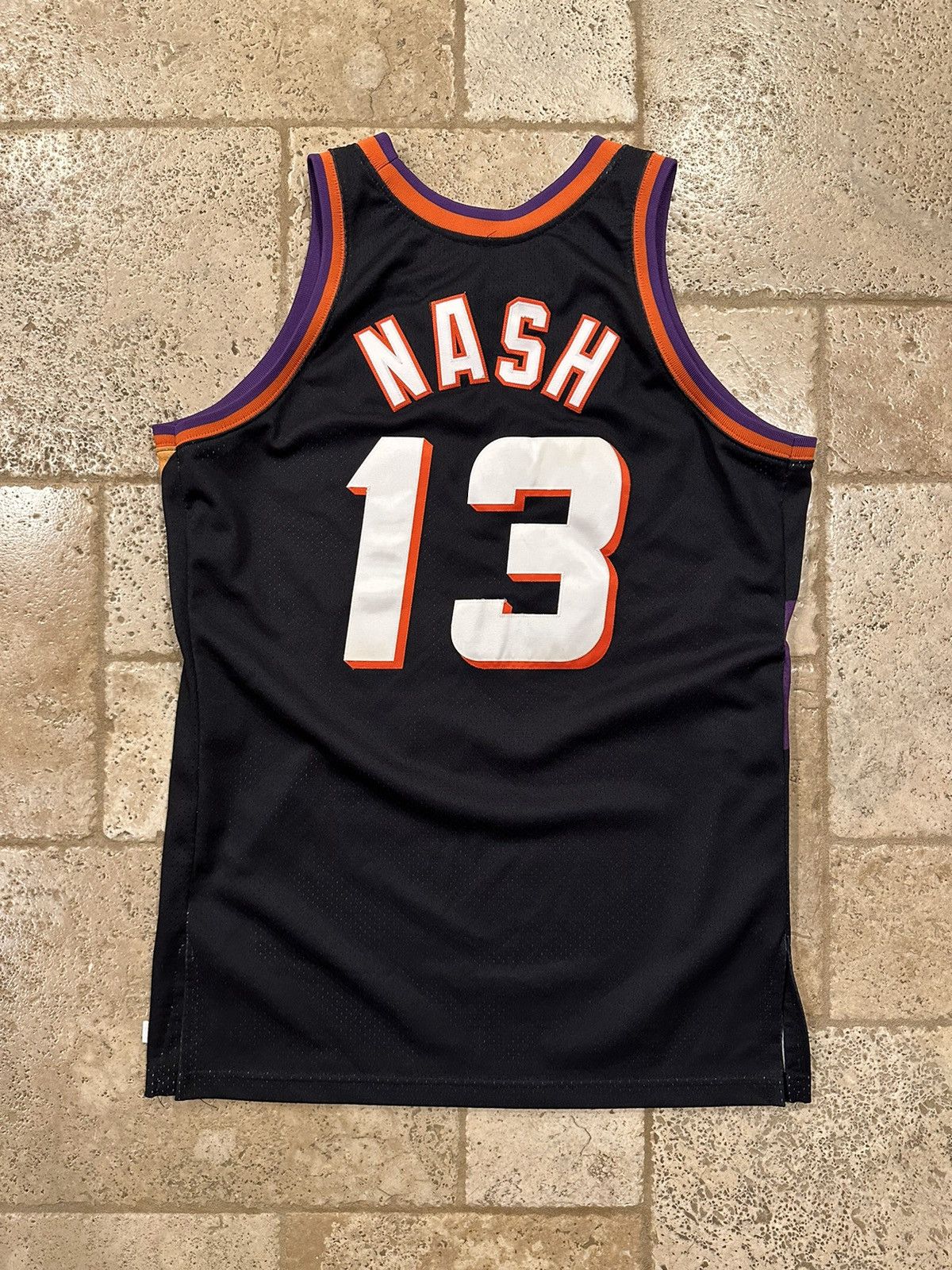 Mitchell & Ness × NBA Mitchell & Ness Phoenix Suns 1996-97 Steve Nash Black Jersey Size US L / EU 52-54 / 3 - 2 Thumbnail