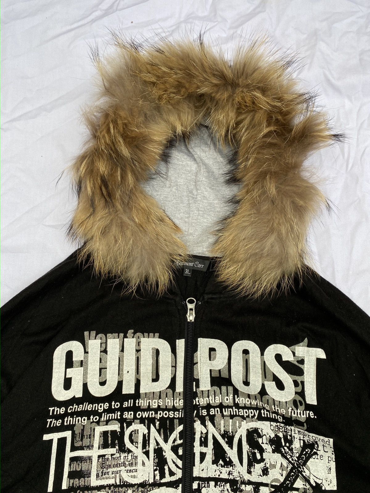 Hysteric Glamour × If Six Was Nine × Japanese Brand Beaumontcarr Fur Hoodie Poem Ifsixwasnine Lgb Style Size US XL / EU 56 / 4 - 3 Thumbnail