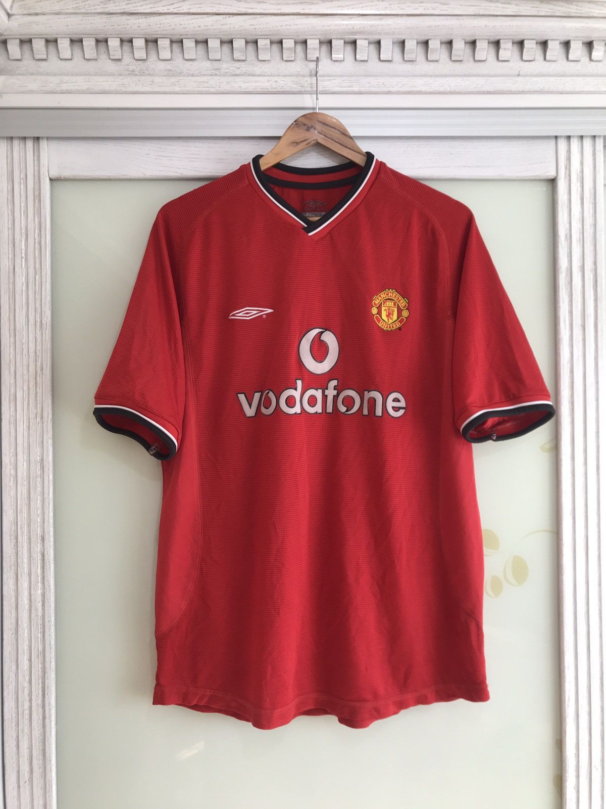 Manchester United Troisième Maillot de foot 2002 - 2003. Sponsored by