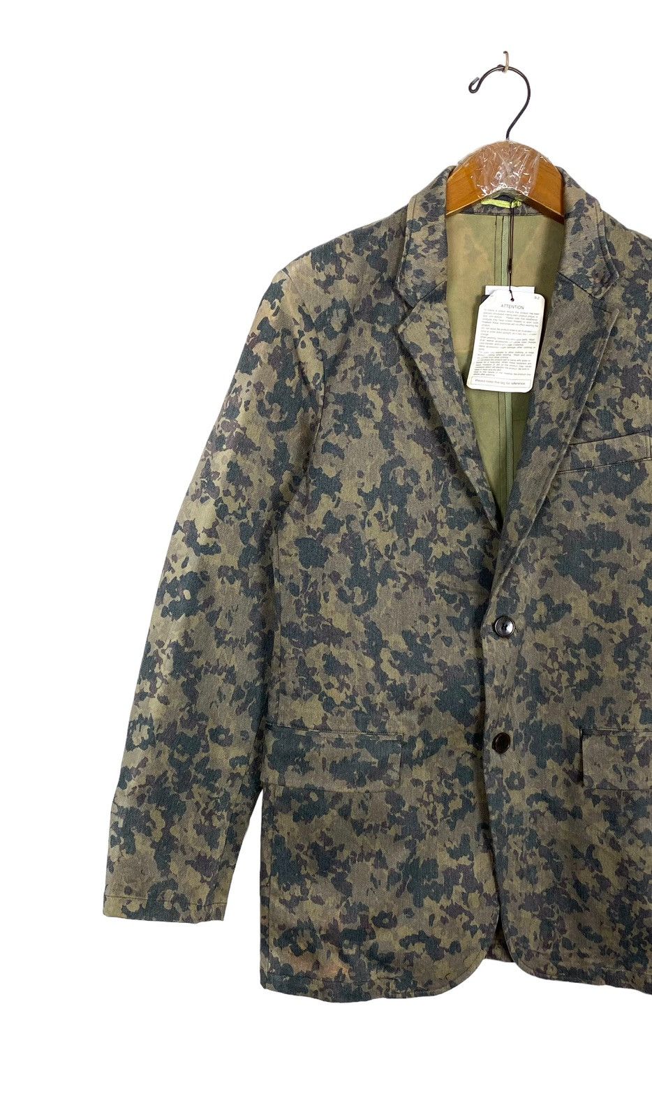 Johnbull Rare‼️ John Bull Camouflage Lapelled Jacket Size US M / EU 48-50 / 2 - 2 Thumbnail