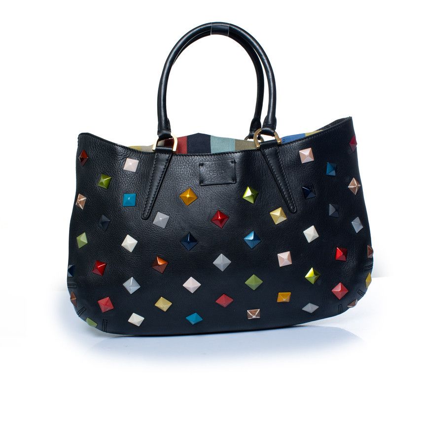 Fendi Fendi, B.Fab convertible studded medium tote Size ONE SIZE - 4 Thumbnail