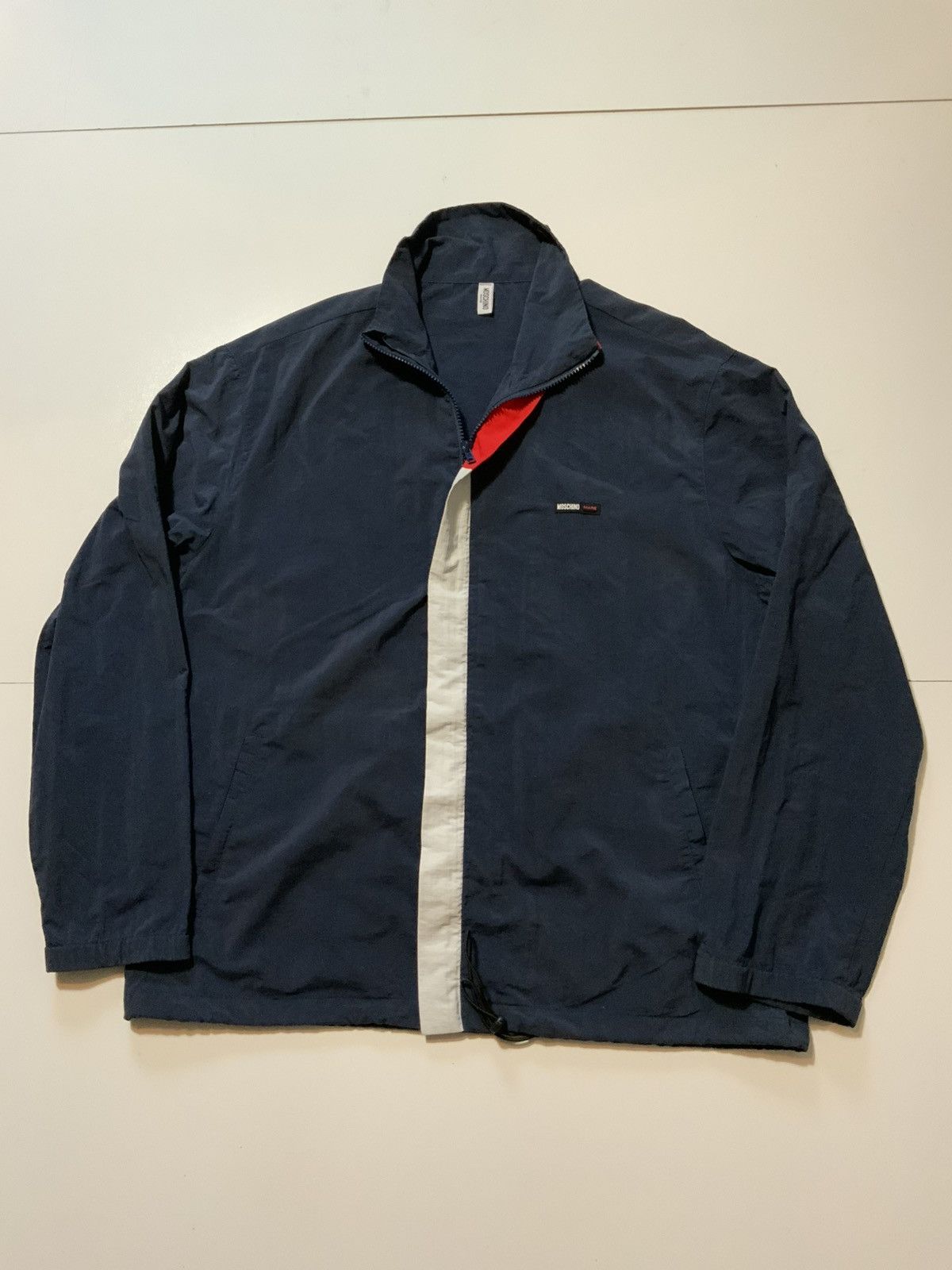 Moschino Moschino Mare Made In Italy Windbreaker Zip Track Jacket Size US M / EU 48-50 / 2 - 1 Thumbnail
