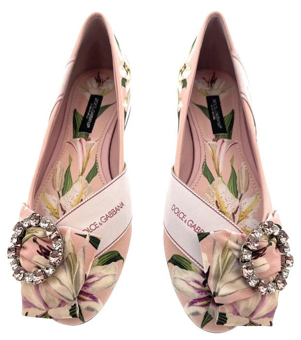 Dolce & Gabbana o1y0825 Ballet Flats in Multicolor Size US 4 / IT 34 - 4 Thumbnail