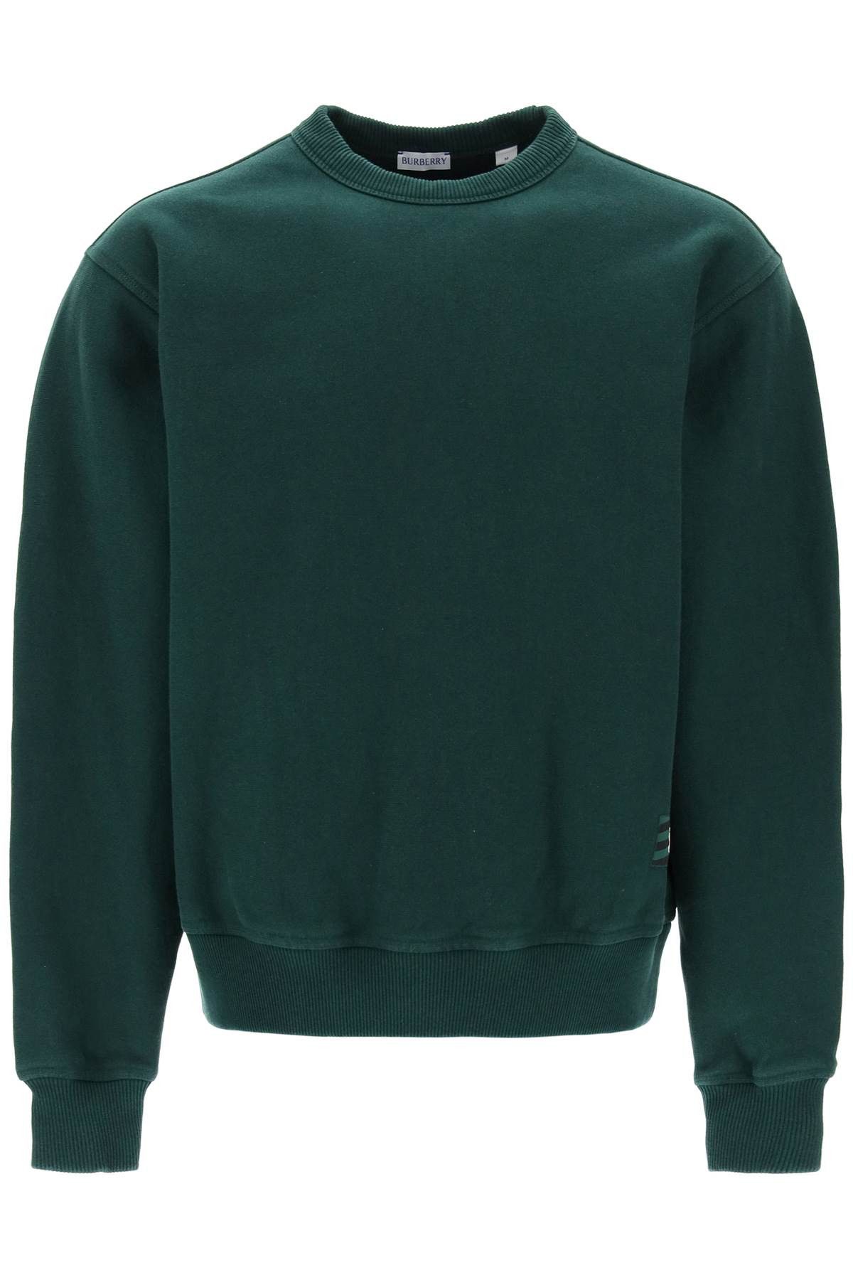 image of Burberry Oversized Crewneck in Ivy, Men's (Size Small)