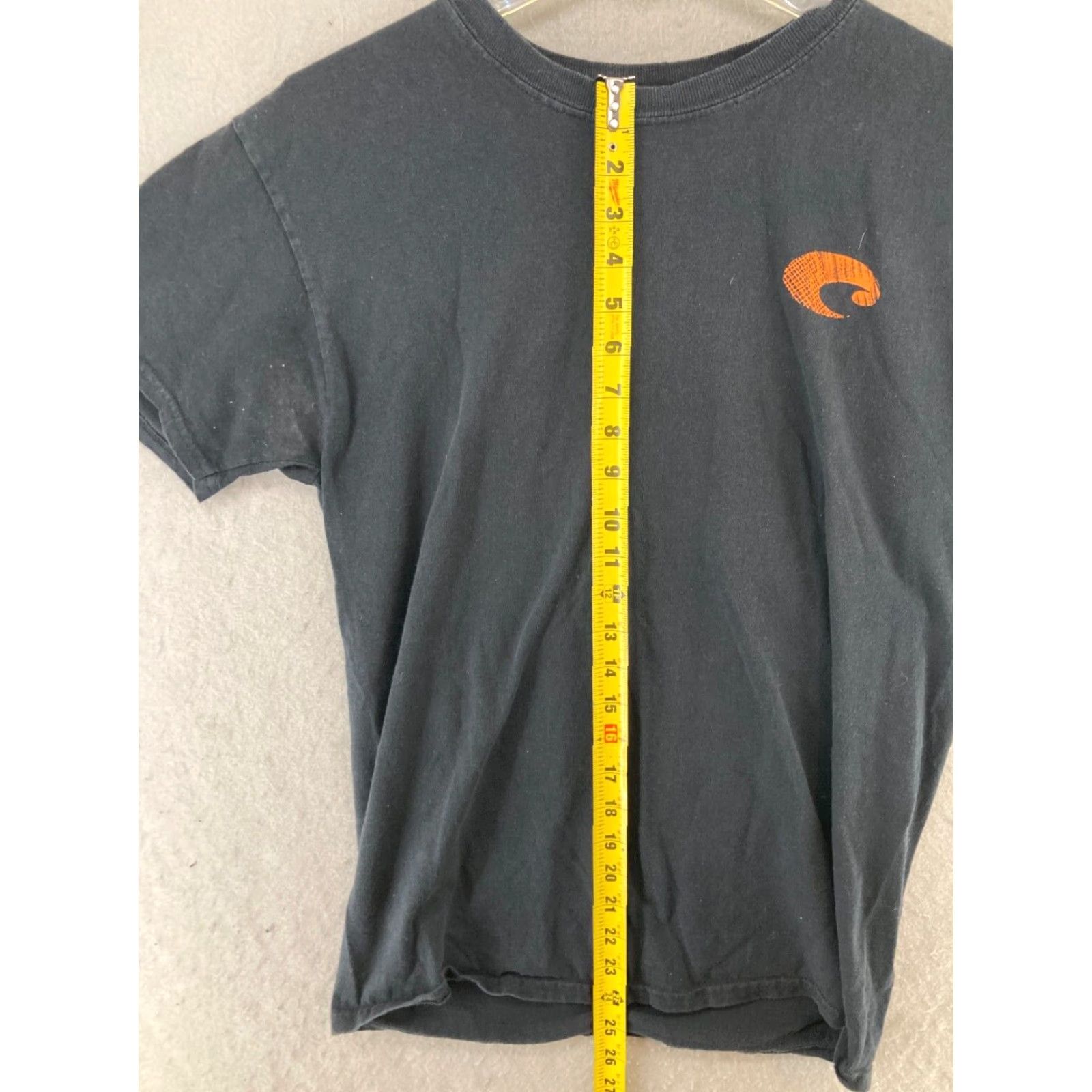 Costa Del Mar Costa Del Mar Men's Graphic Print T-Shirt Medium Black Outdoor Regular Fit Size US M / EU 48-50 / 2 - 3 Thumbnail