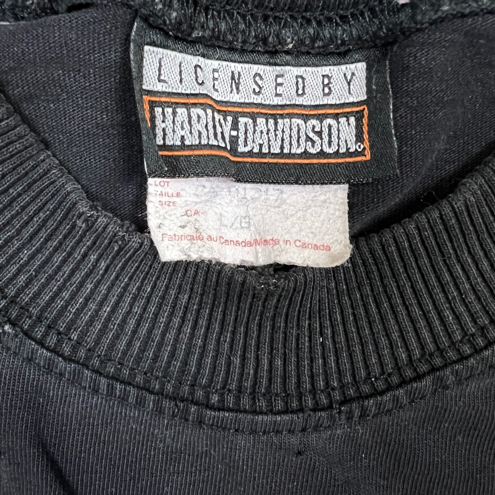 Harley Davidson × Vintage VTG 90s Harley Davidson Shirt Large Run In Wild Thrashed Tee Size US L / EU 52-54 / 3 - 13 Thumbnail