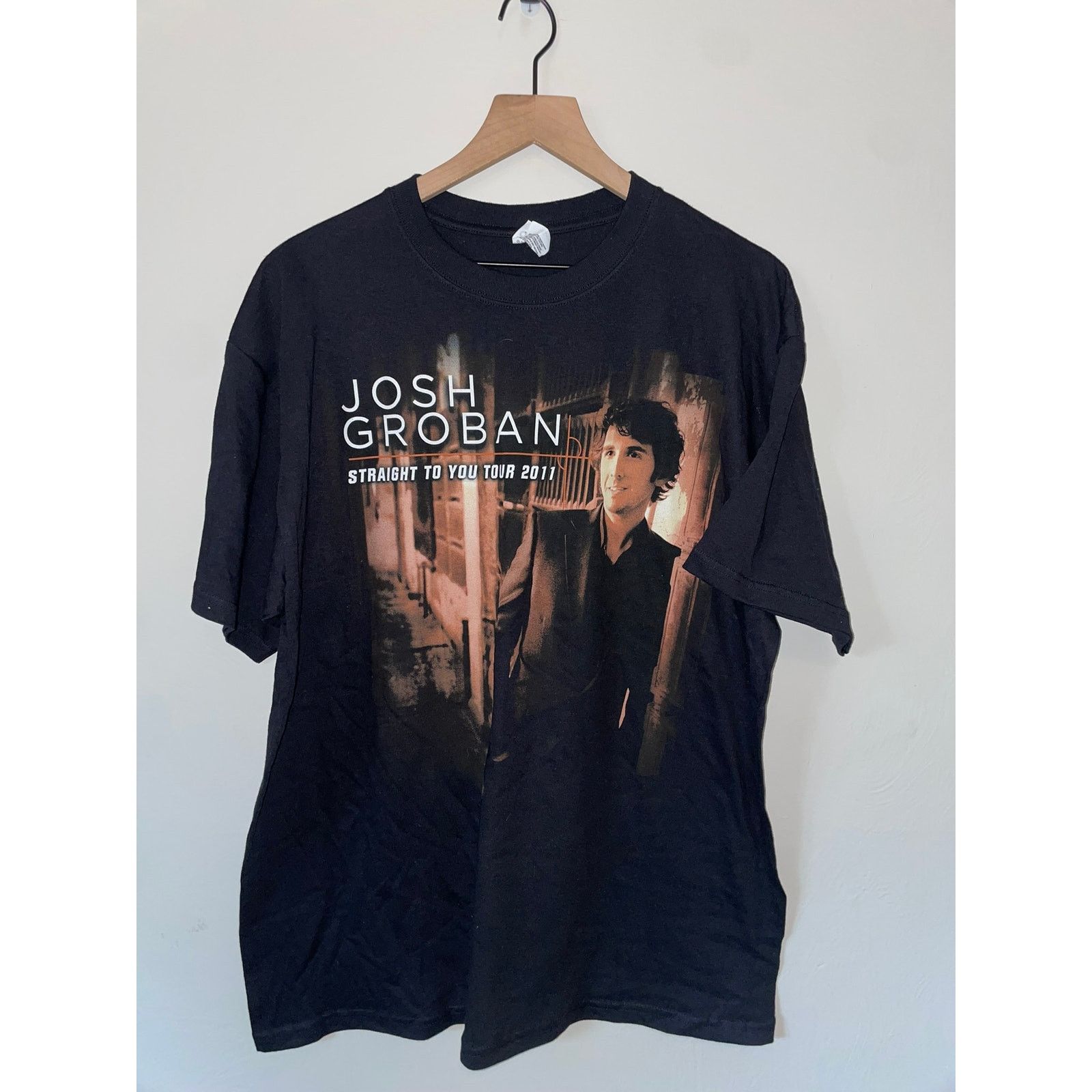 Anvil Josh Groban Shirt Straight To You Tour Concert Black 2011 Xl Size US XL / EU 56 / 4 - 1 Thumbnail