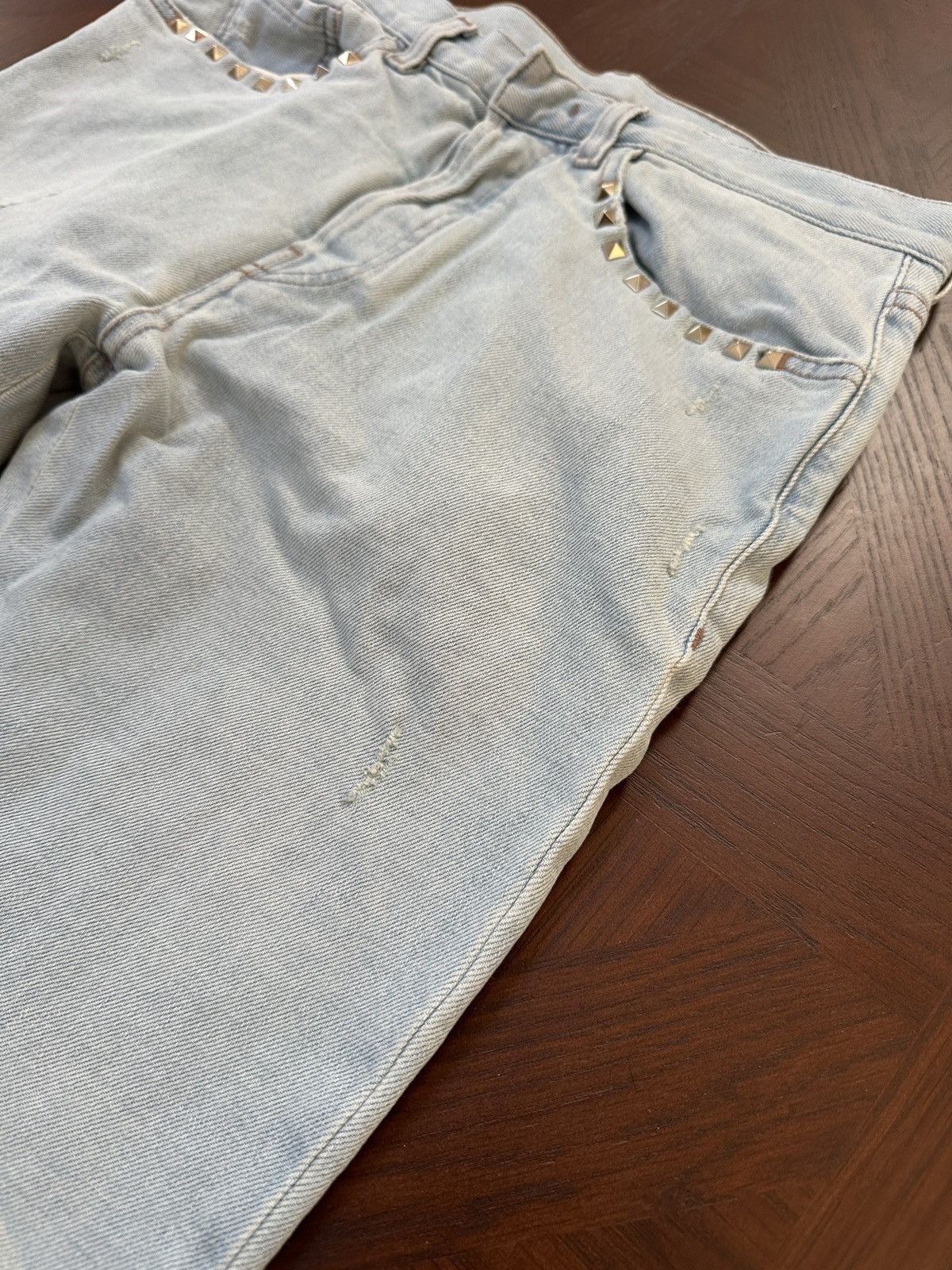 Valentino SS20 Valentino 06. Rockstud Metal Spikes Denim Pants Size US 30 / EU 46 - 5 Thumbnail