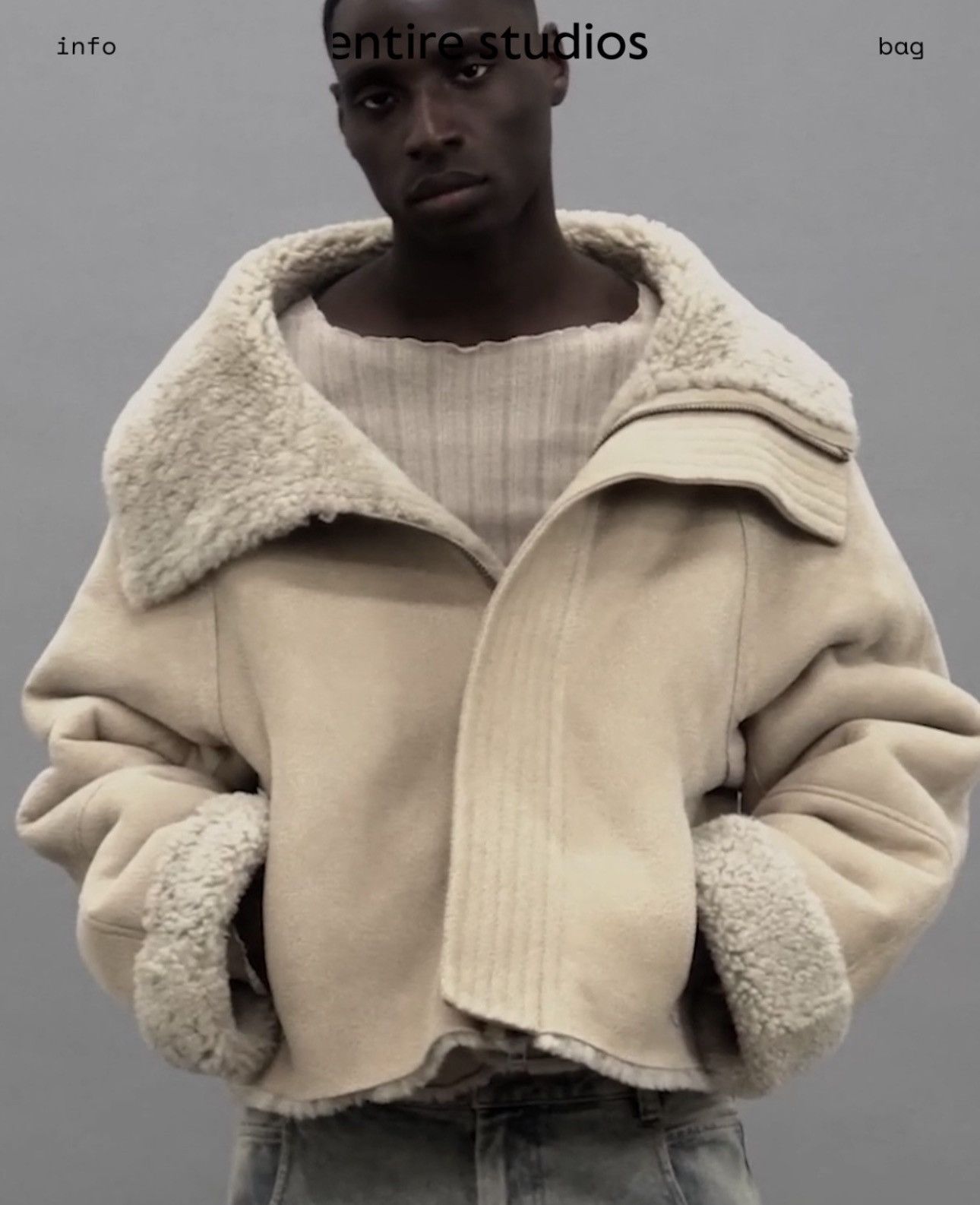 Entire Studios Entire Studios Shearling Jacket Size US L / EU 52-54 / 3 - 8 Thumbnail