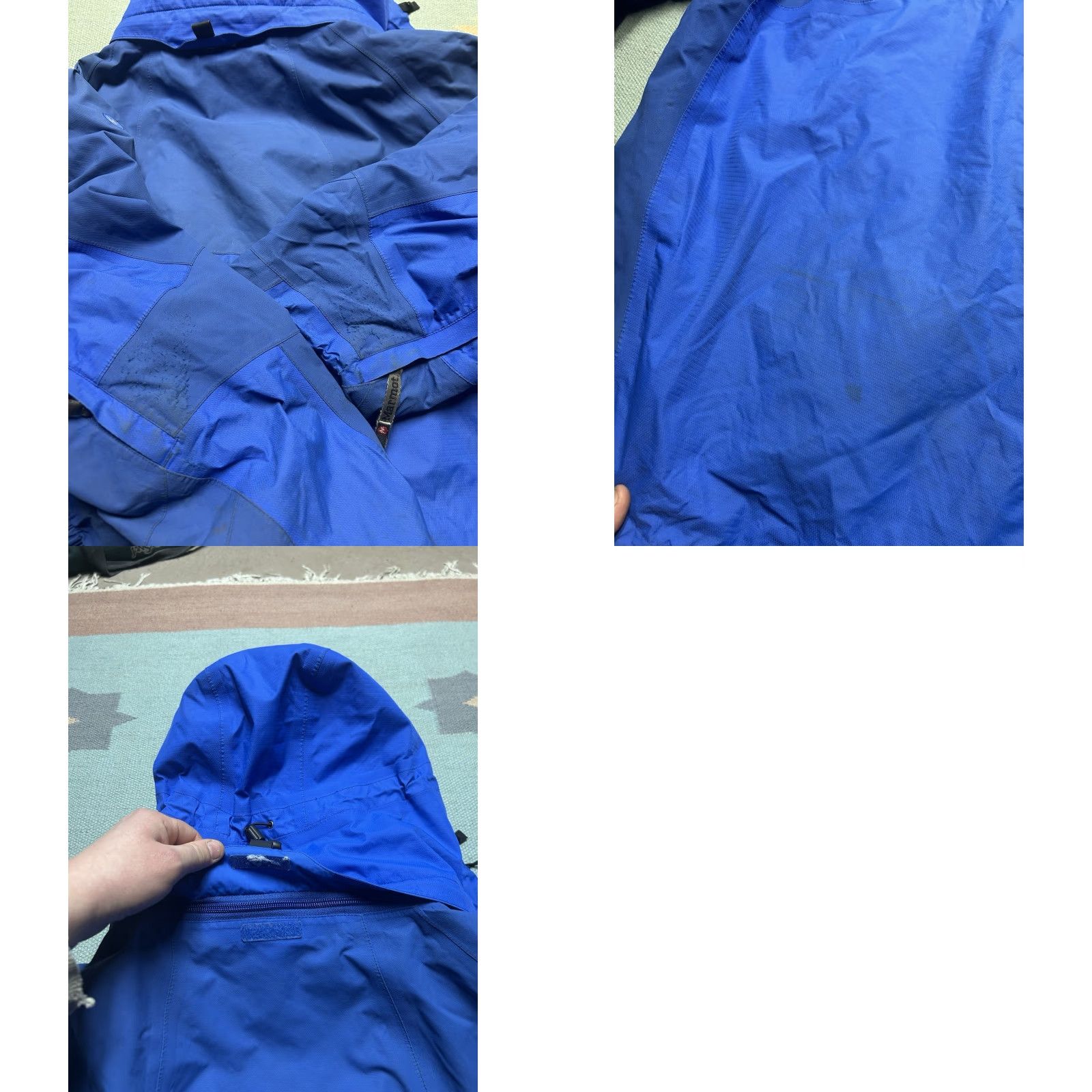 Marmot VINTAGE Marmot Gore Tex Jacket Parka Hooded Shell Ski Snow Blue Men’s XXL Size US XXL / EU 58 / 5 - 10 Thumbnail