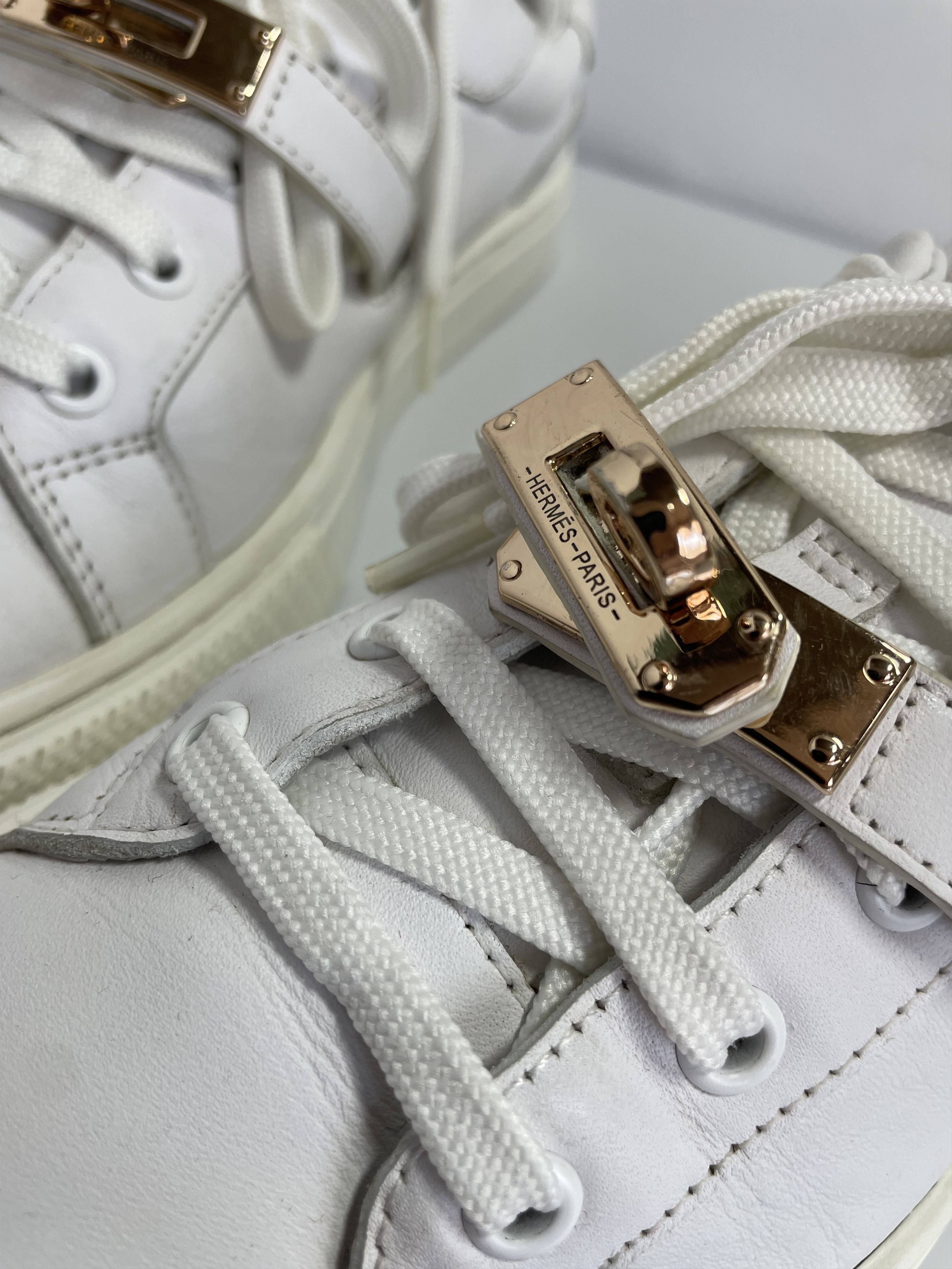 Hermes Hermes Calfskin Day Sneakers Size US 6 / IT 36 - 3 Thumbnail