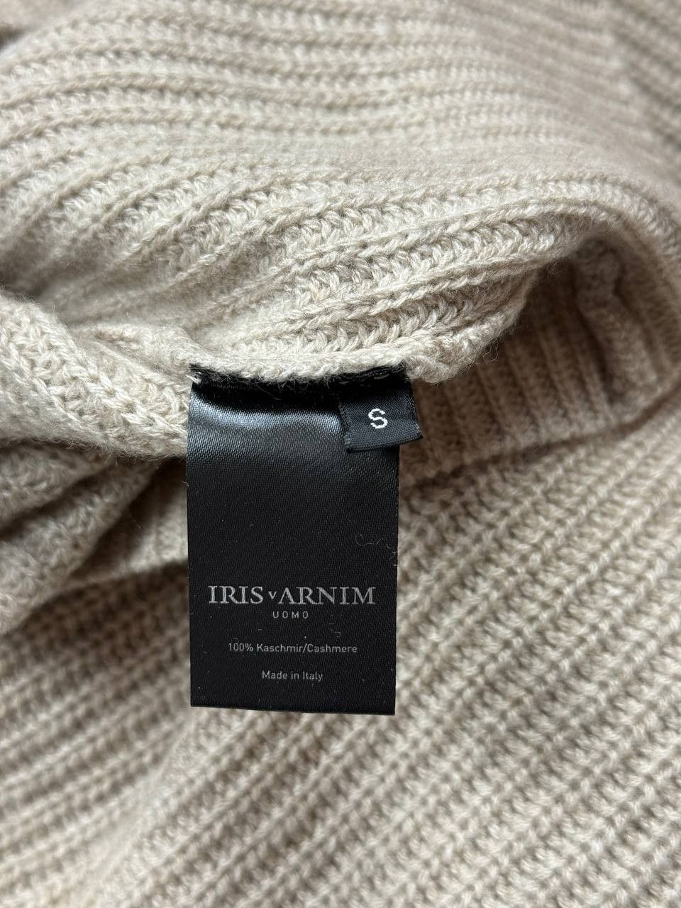 Iris von Arnim Iris Von Arnim 1/4 Zip Luxury Uomo Cashmere Sweater Navy Size US S / EU 44-46 / 1 - 6 Thumbnail