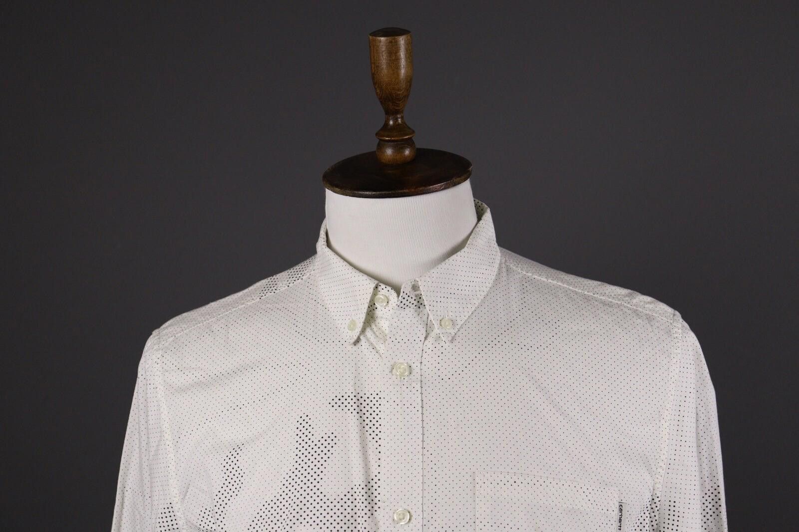 Carhartt Wip Carhartt WIP Camo Illusion Shirt White Long Down Size XL Size US XL / EU 56 / 4 - 2 Thumbnail