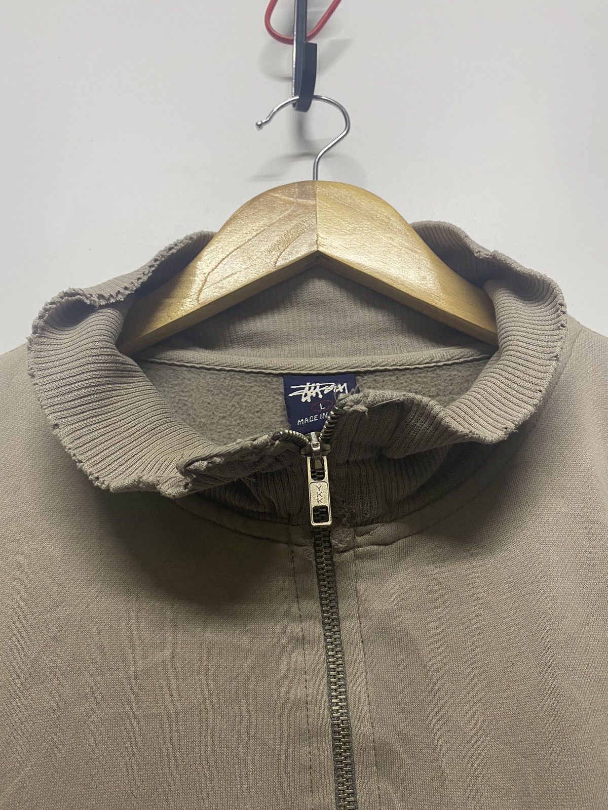 Stussy Stussy Half Zip Sweatshirts Sweater Jacket Size US L / EU 52-54 / 3 - 12 Thumbnail