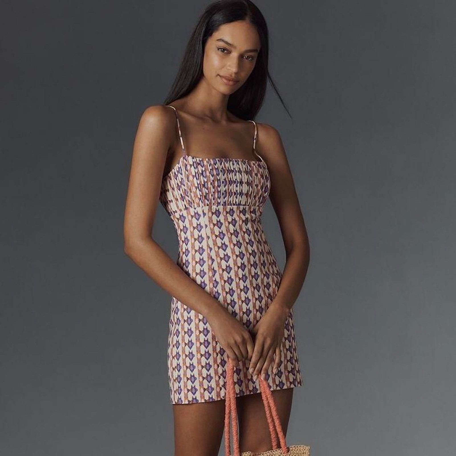 Anthropologie NWT Maeve x Anthropologie Linen Mini Dress - Size 8 Size M / US 6-8 / IT 42-44 - 1 Thumbnail