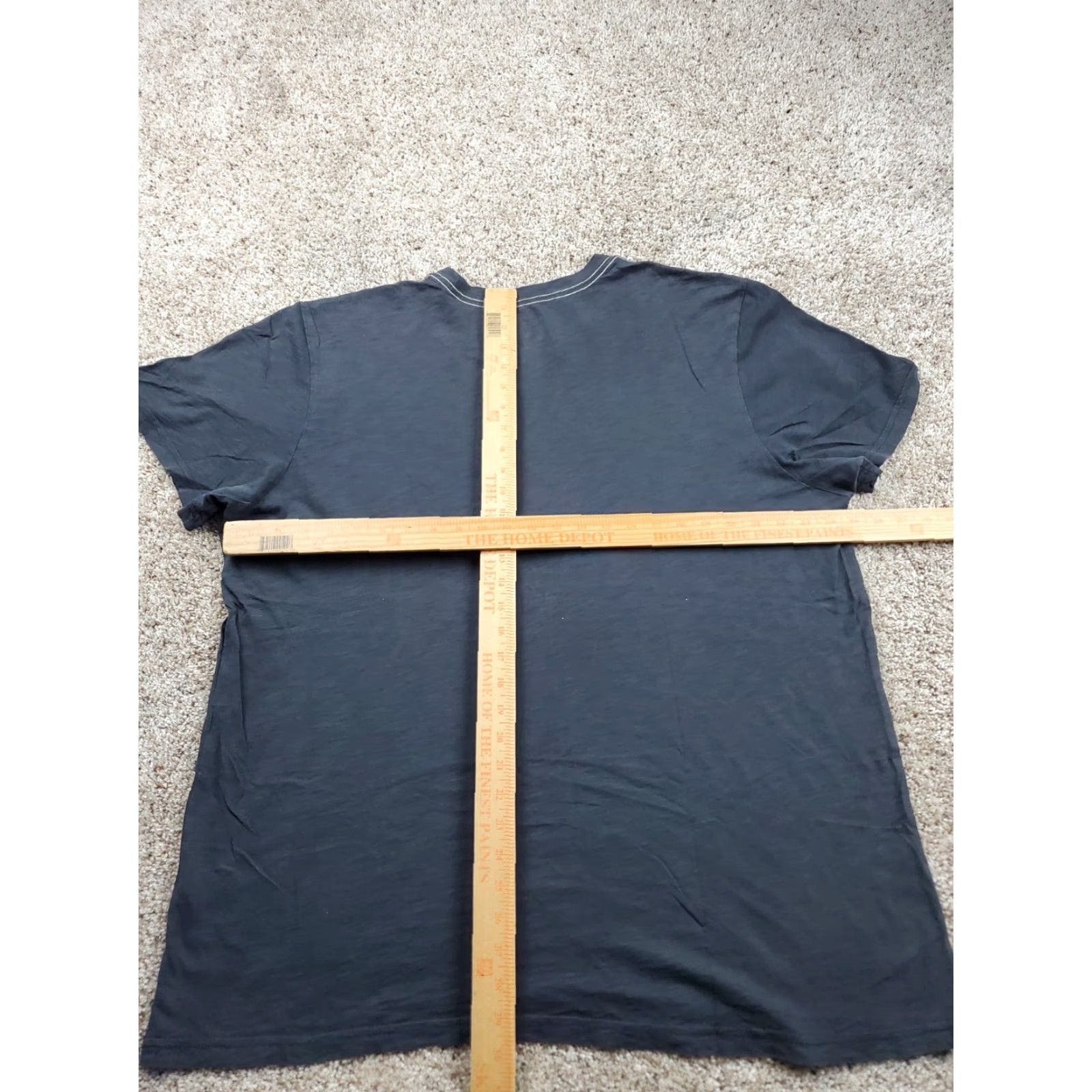 Lucky Brand Lucky Brand T Shirt 2XL Mens Gray Short Sleeve Graphic Print Crew Neck Rock Classic Decade/Theme Pirata Che Guevera Size US XXL / EU 58 / 5 - 6 Thumbnail