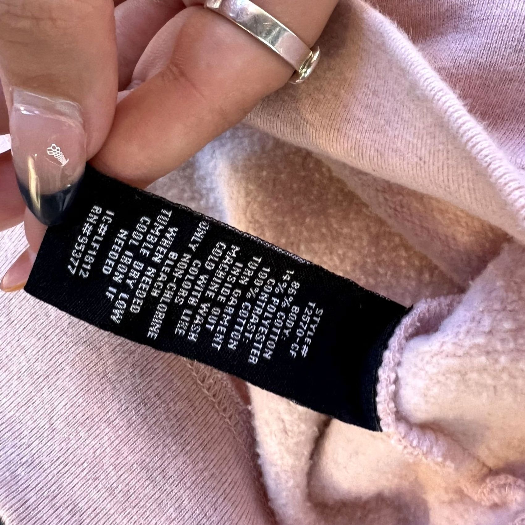 Sanctuary VINTAGE? (No) Sanctuary Sweatshirt Womens XS Pink Crewneck Stripe Sleeve Athleisure Pullover Size XS / US 0-2 / IT 36-38 - 3 Thumbnail