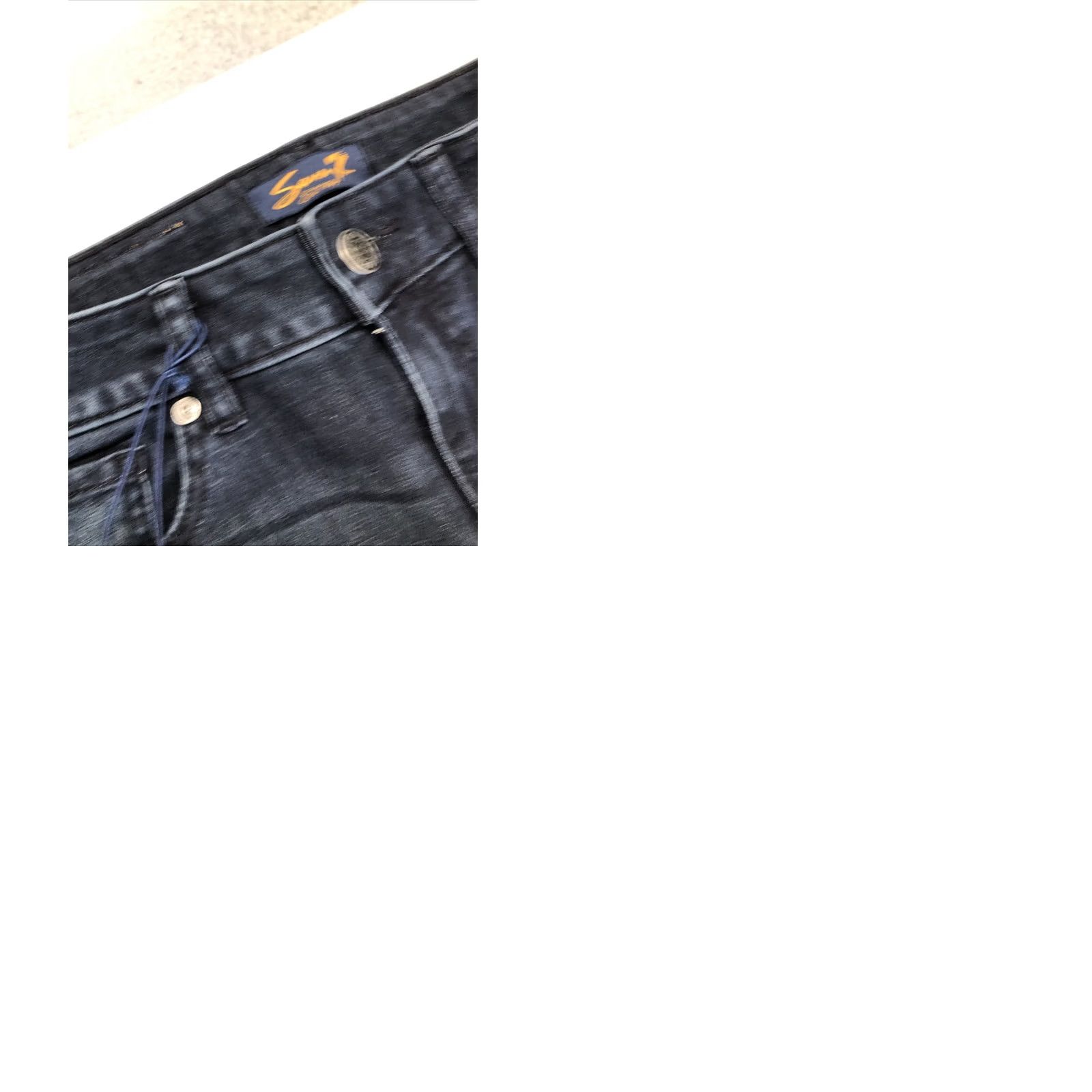 Vintage Seven7 Wash(Blue) Skinny High Rise Ankle Jeans Size 6 NWT Helios 4.00 Denim Womens Jeans Skinny Lightweight Solid Blue 2010s Size 28" / US 6 / IT 42 - 9 Thumbnail