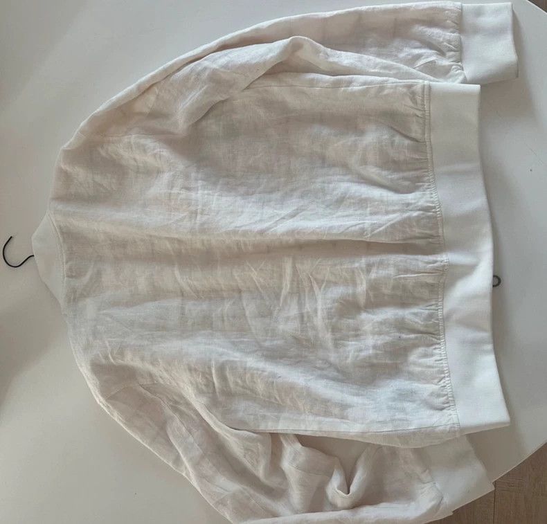Loro Piana LORO PIANA White linen jacket Size XXL / US 16-18 / IT 52-54 - 2 Thumbnail