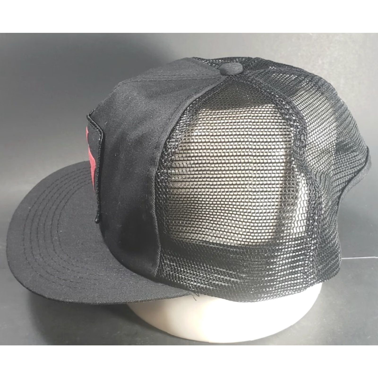 Vintage VINTAGE FCA Patch Trucker Hat 80s Snapback Hat Farmers Cooperative Association Patch Black K Products Men Adjustable Cap Theme Agriculture Size ONE SIZE - 5 Thumbnail