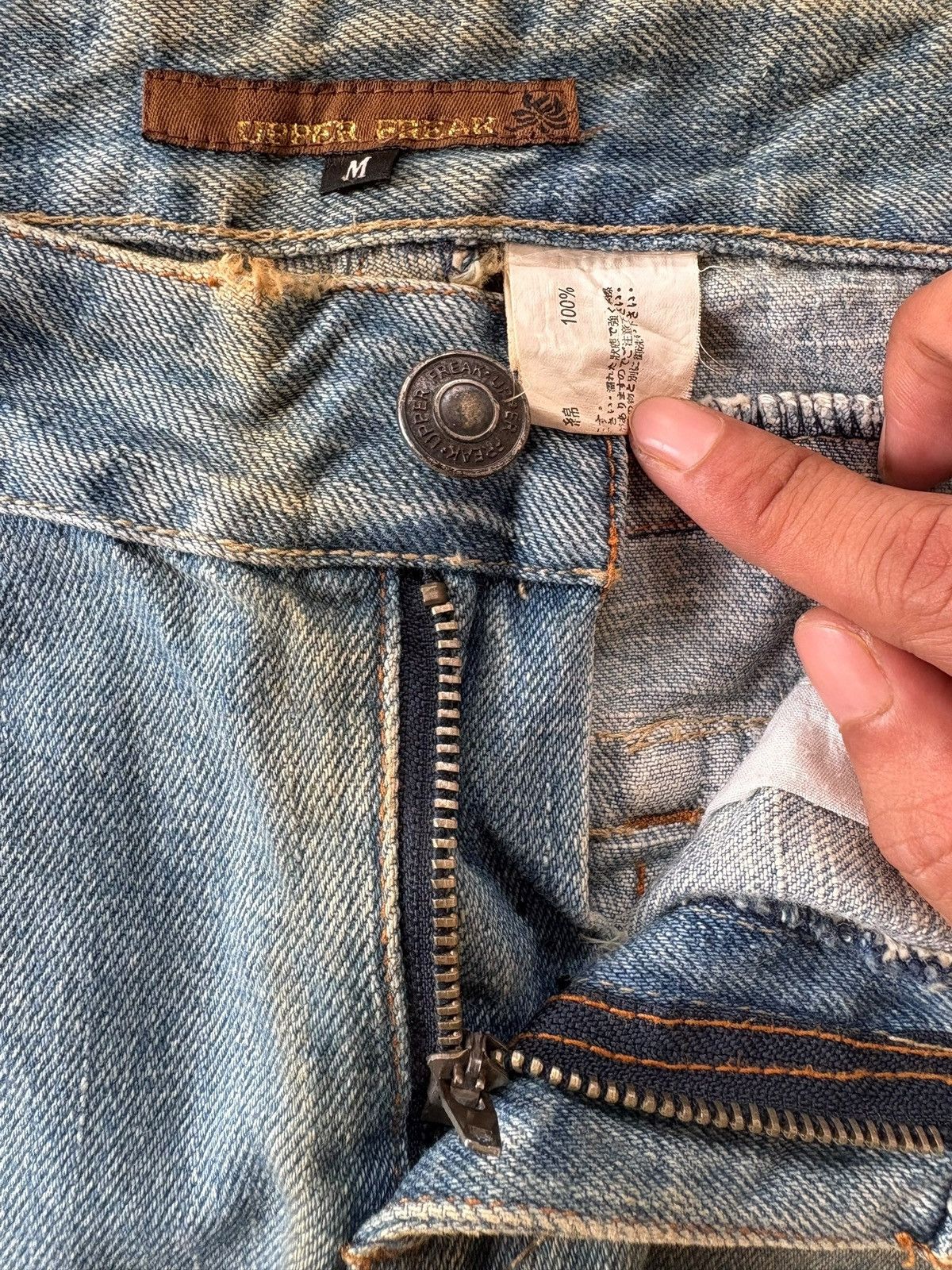 Hysteric Glamour Vintage Y2K Japanese Brand Distressed Flare Jeans Size 29" - 9 Thumbnail