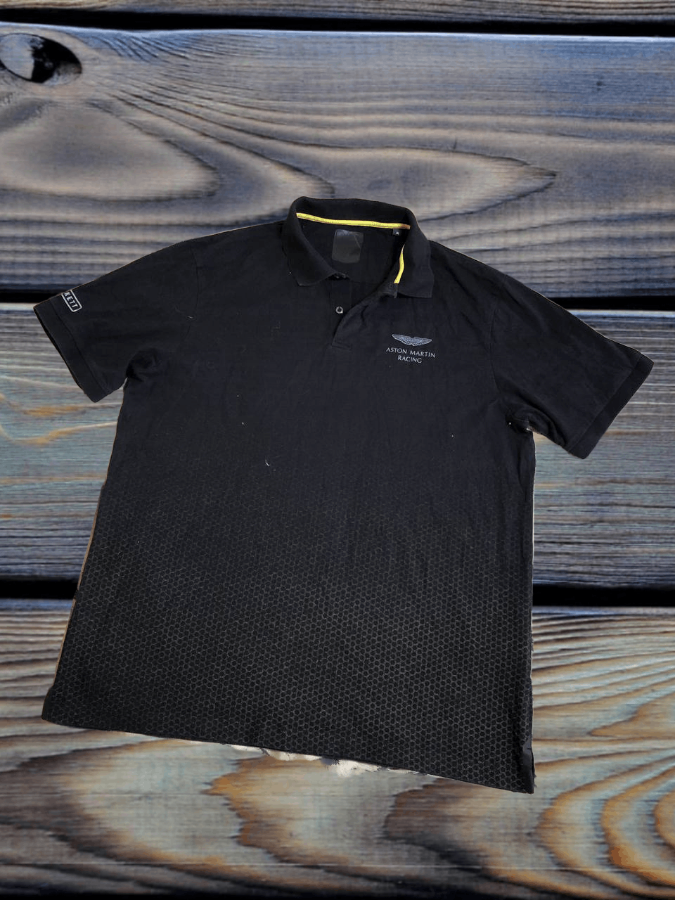 Hackett Aston Martin Team Shirt Black Formula One Racing Polo Size US XL / EU 56 / 4 - 1 Thumbnail