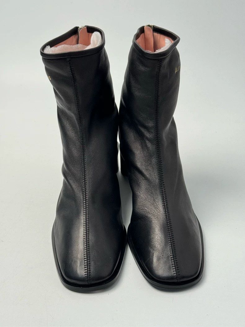 Acne Studios Acne Studios black leather shoes Size US 7.5 / IT 37.5 - 2 Thumbnail