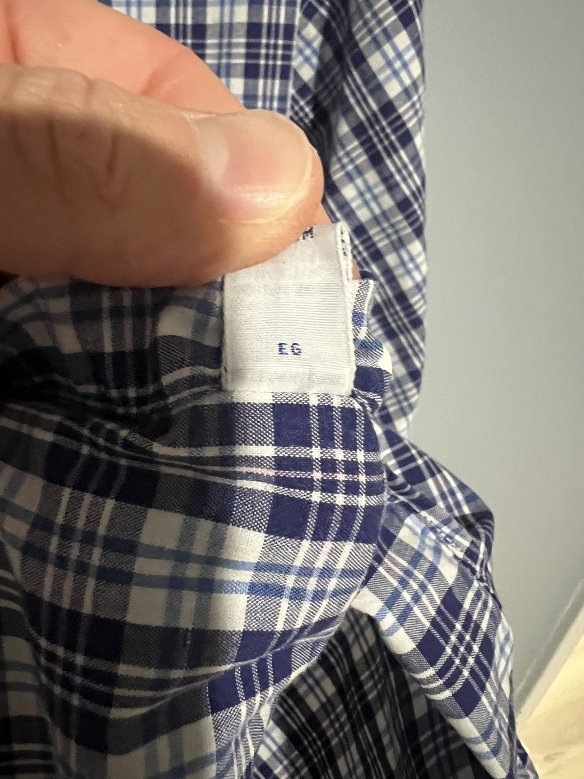 Polo Ralph Lauren Polo Ralph Lauren Blue Plaid Blaire Shirt Sz Large Button Size US L / EU 52-54 / 3 - 7 Thumbnail