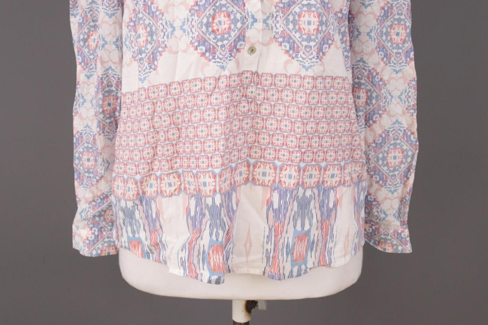Designer Emily Van Den Bergh Multicolor Printed Blouse Shirt Size 40 Size M / US 6-8 / IT 42-44 - 3 Thumbnail