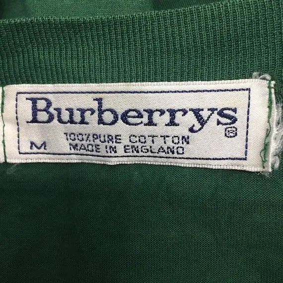 Burberry Vtg BURBERRY London Pure Cotton Made in England Tee Shirt Size US M / EU 48-50 / 2 - 8 Thumbnail