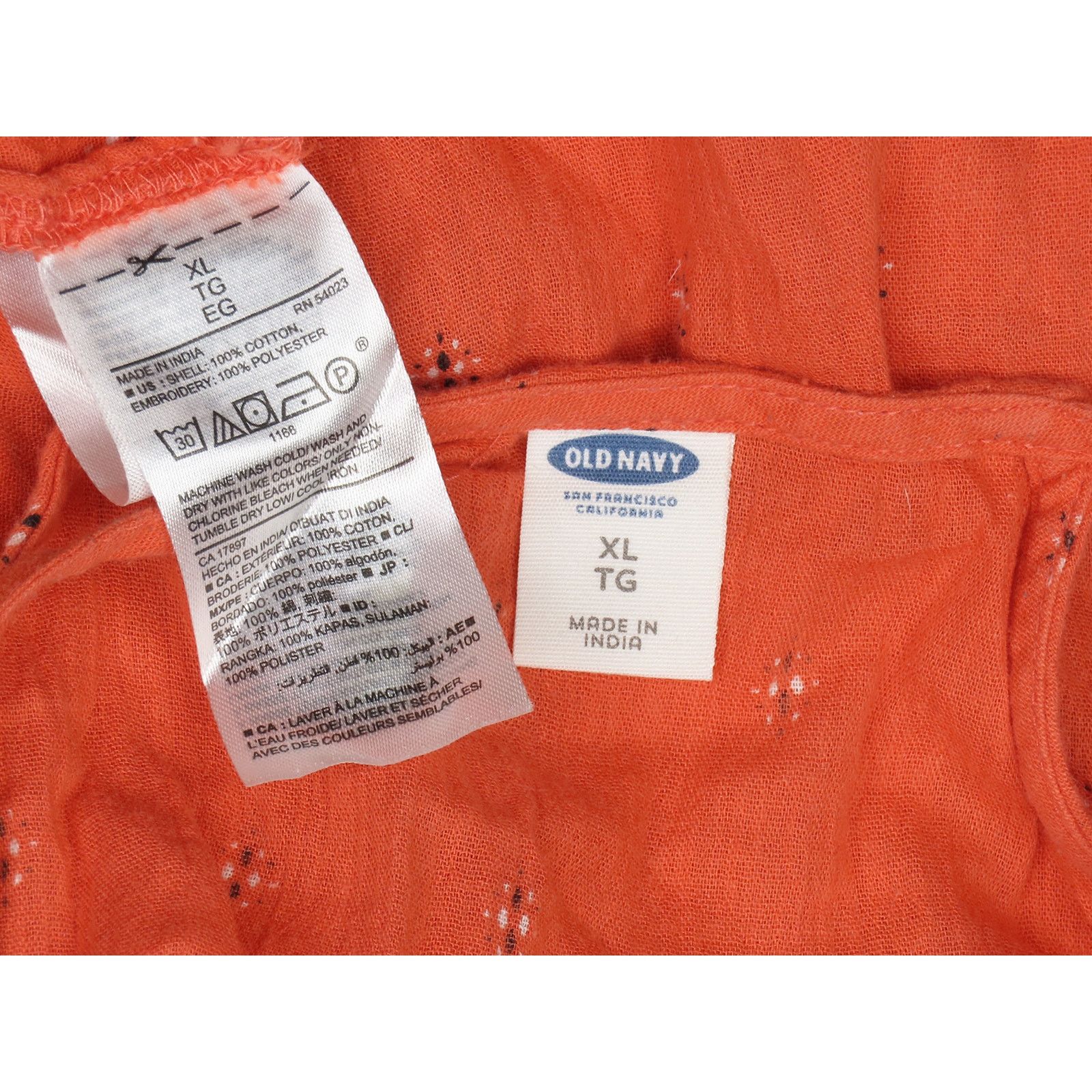 Other Old Navy Top XL Embroidered Halter Size XL / US 12-14 / IT 48-50 - 8 Thumbnail