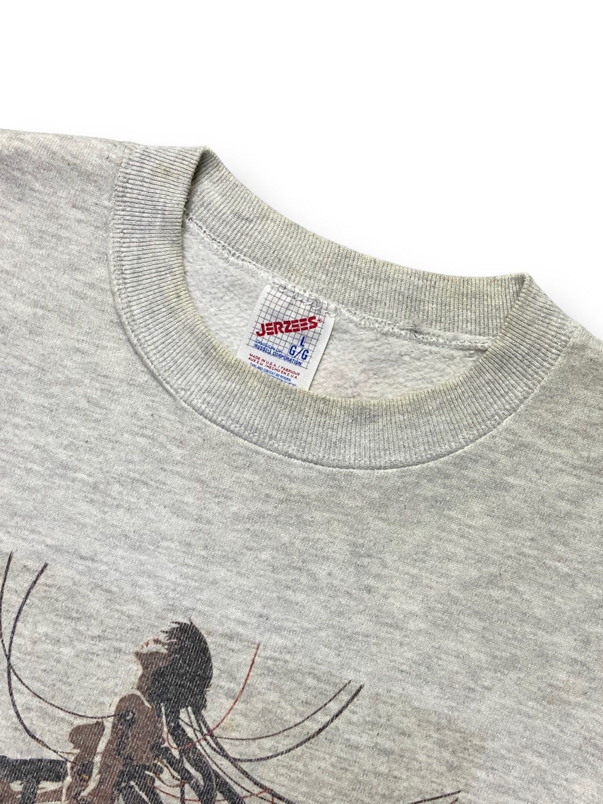 Japanese Brand × Vintage Vintage 90s Ghost In The Shell Motoko Kusanagi Sweatshirt Size US L / EU 52-54 / 3 - 7 Thumbnail