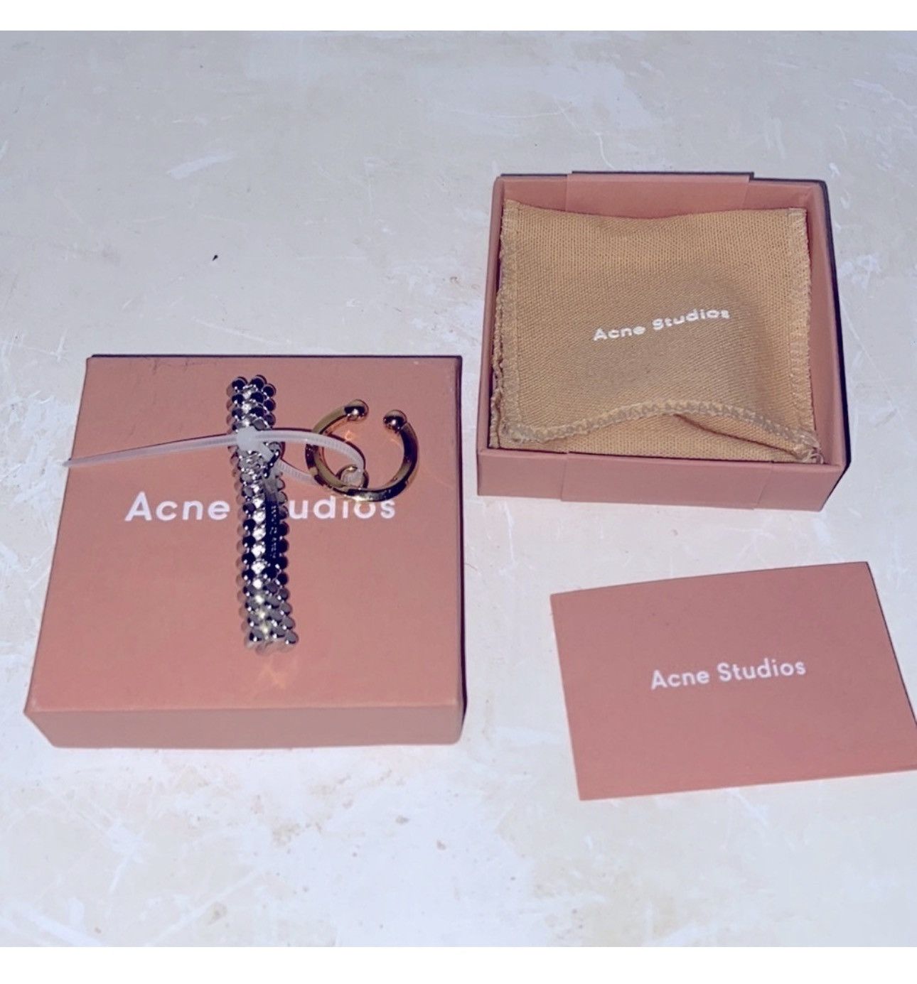 Acne Studios Acne Studios Single Cuff Earrings Brass NWT UNI Size ONE SIZE - 3 Thumbnail