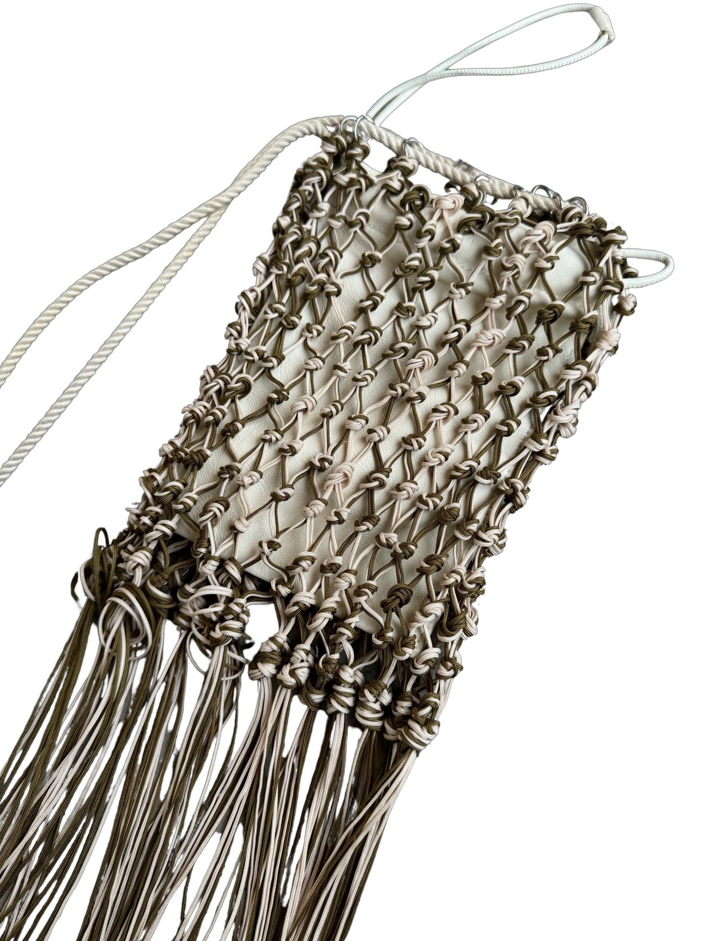Jil Sander SS21 Fringe Net Bag w/ Removable Leather Pouch Size ONE SIZE - 5 Thumbnail