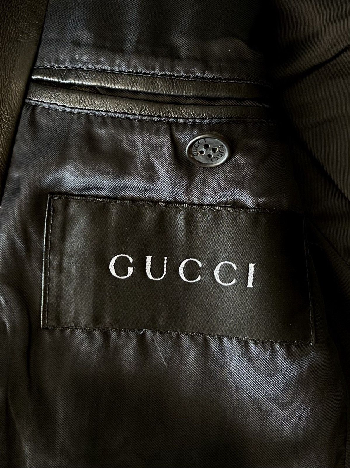 Gucci × Tom Ford Gucci - Tom Ford - SS1998 Runway - Leather Blazer Jacket Size US S / EU 44-46 / 1 - 15 Thumbnail