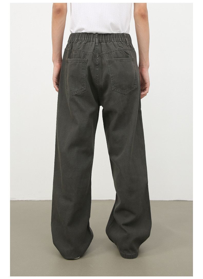 Japanese Brand × Jean Vintage elastic waist men's loose casual wide leg jeans Size US 32 / EU 48 - 3 Thumbnail