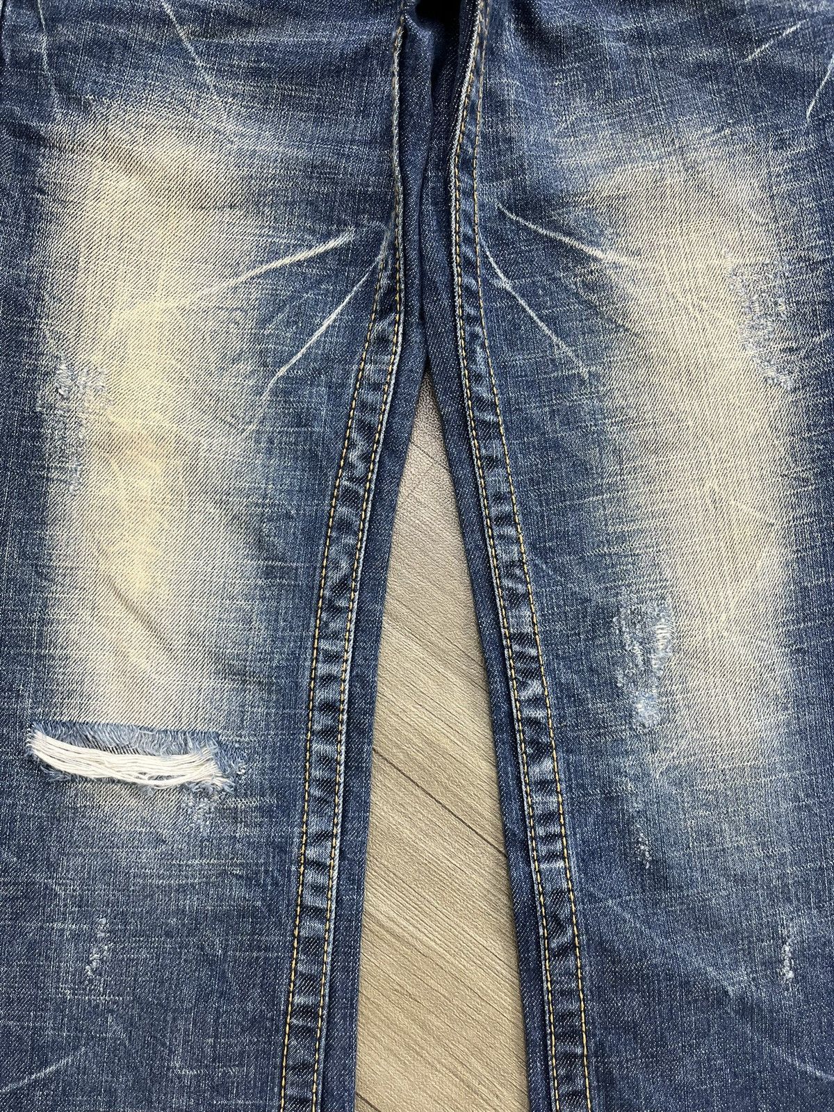 Japanese Brand Y2K Style Yoshitomo Nara Lolita Jeans Distressed 3/4 Jeans Size US 28 / EU 44 - 7 Thumbnail