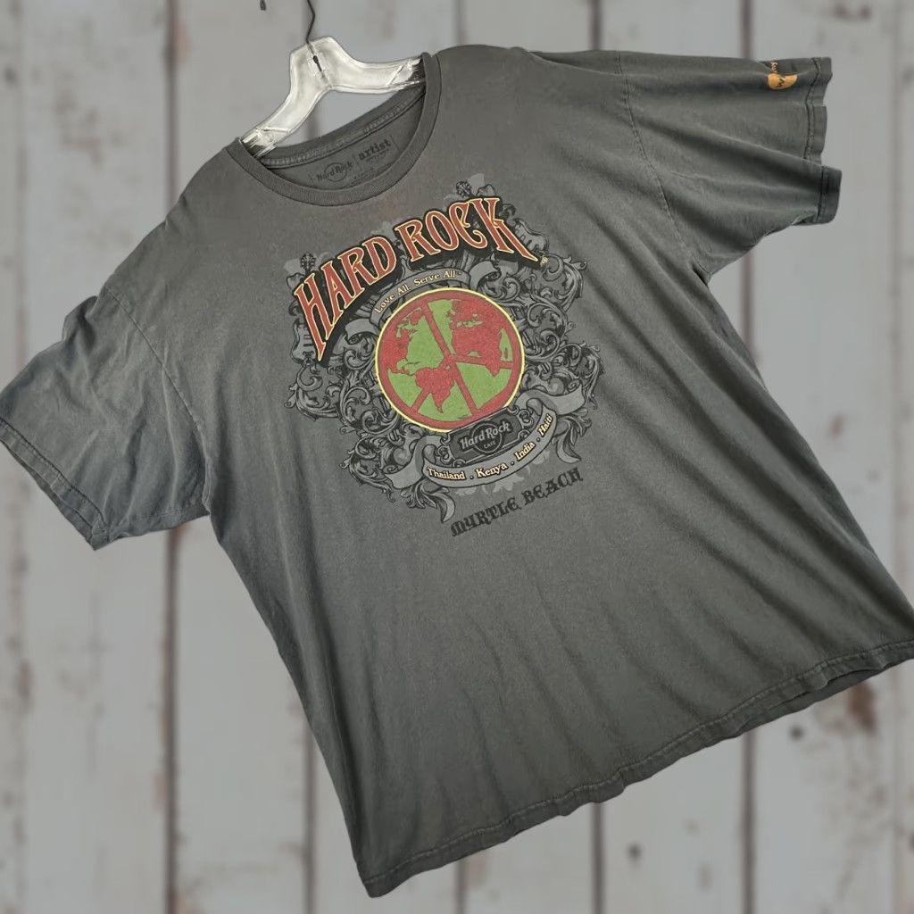 Hard Rock Cafe Hard Rock Cafe John Lennon Shirt Mens XL Gray Short Sleeve Crew Neck Graphic Print Vintage: No Music Rock Peace Size US XL / EU 56 / 4 - 1 Thumbnail