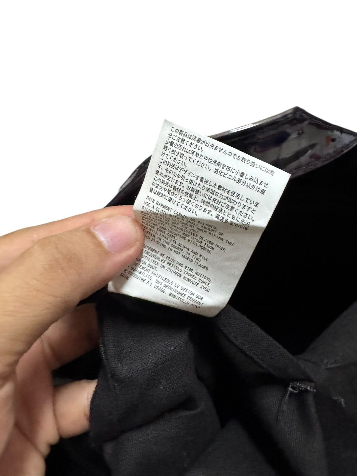 Comme des Garcons Homme Comme Des Garcons SHIRT Pvc Tote/Sling Bag Size ONE SIZE - 17 Thumbnail