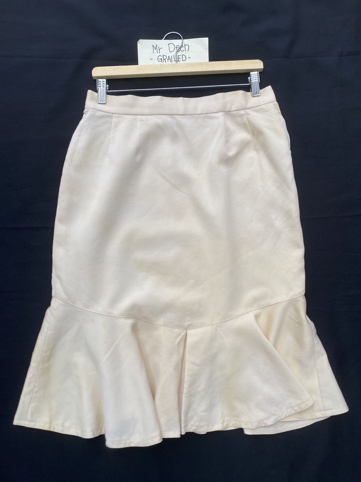 Christian Dior Monsieur Rare Vintage Christian Dior Pret-a-Porter Midi Skirt Size 29" - 4 Thumbnail