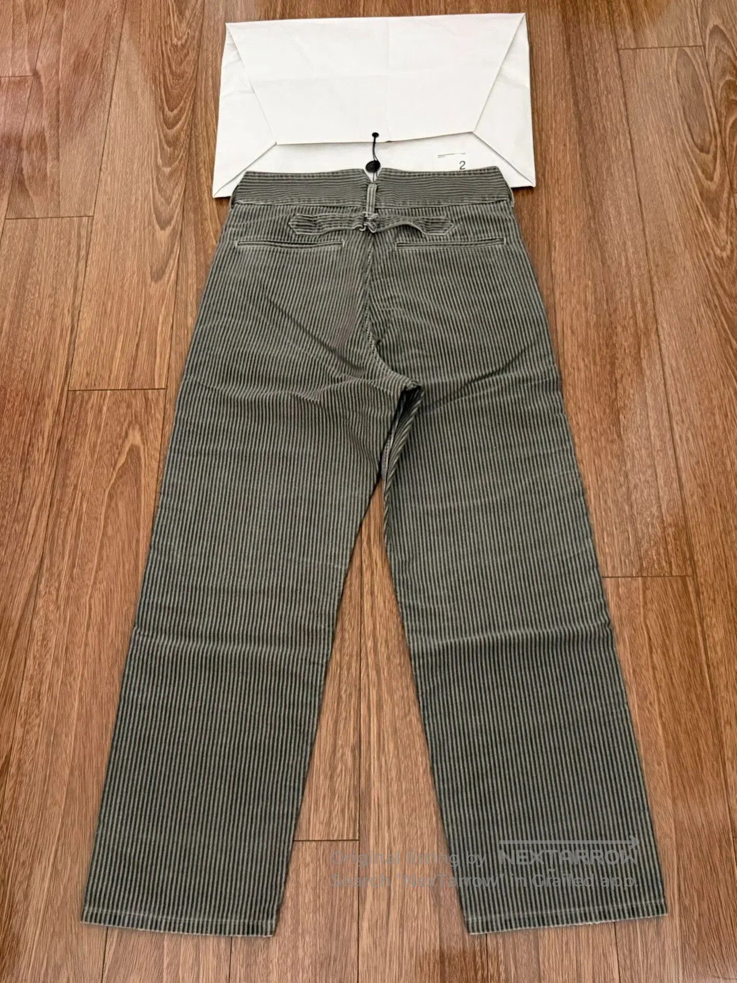 Visvim VISVIM PASTORAL STRIPES MOLESKIN DMGD 25AW. Size US 26 / EU 42 - 2 Thumbnail