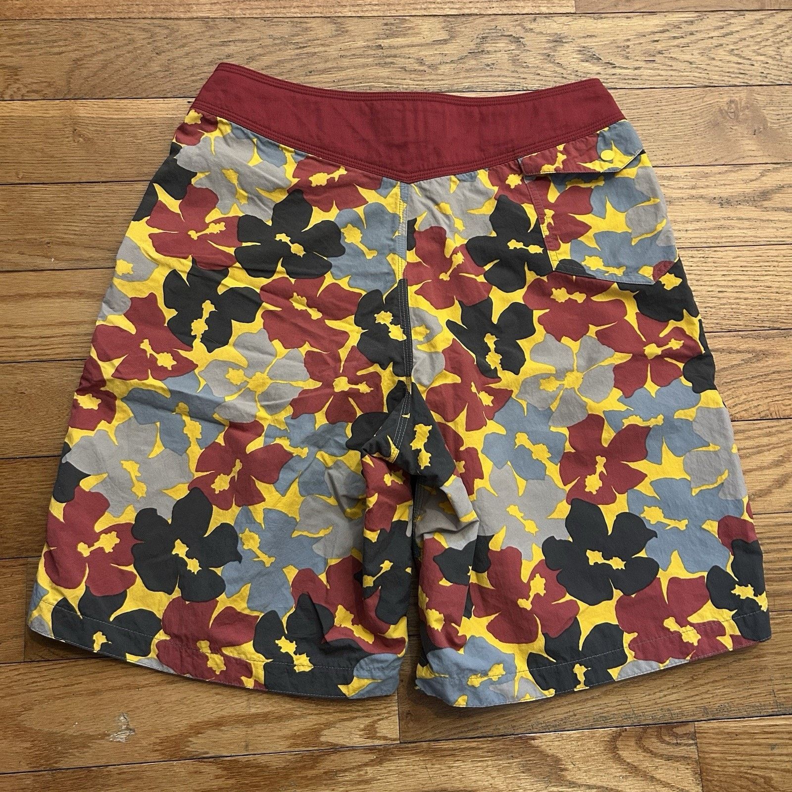 Patagonia × Vintage 2002 Pataloha Floral Hawaiian Wavefarer Y2K Swim Trunks 9” Size US 32 / EU 48 - 6 Thumbnail