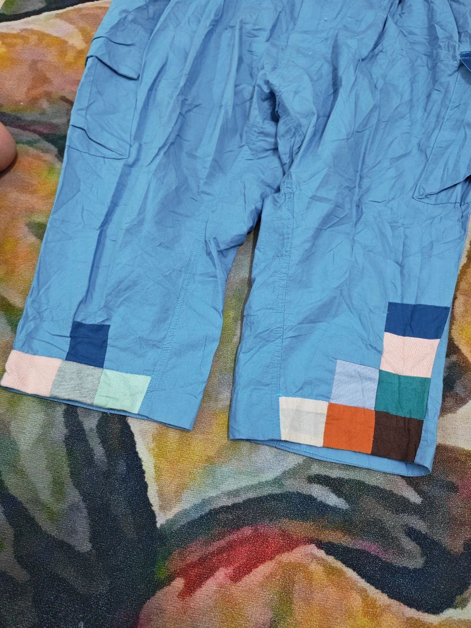Ne-Net Ne-Net Rare Multicolor Patchwork Cargo Ankle Pant Size US 31 - 8 Thumbnail