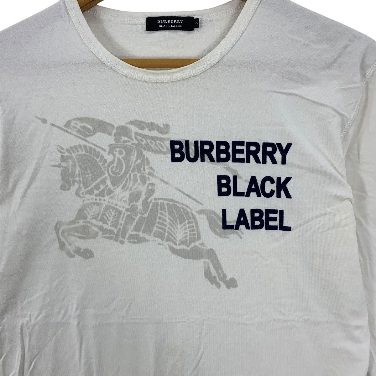Burberry Vintage BURBERRY BLACK LABEL Prorsum Logo Tee Shirt Top Size S / US 4 / IT 40 - 3 Thumbnail