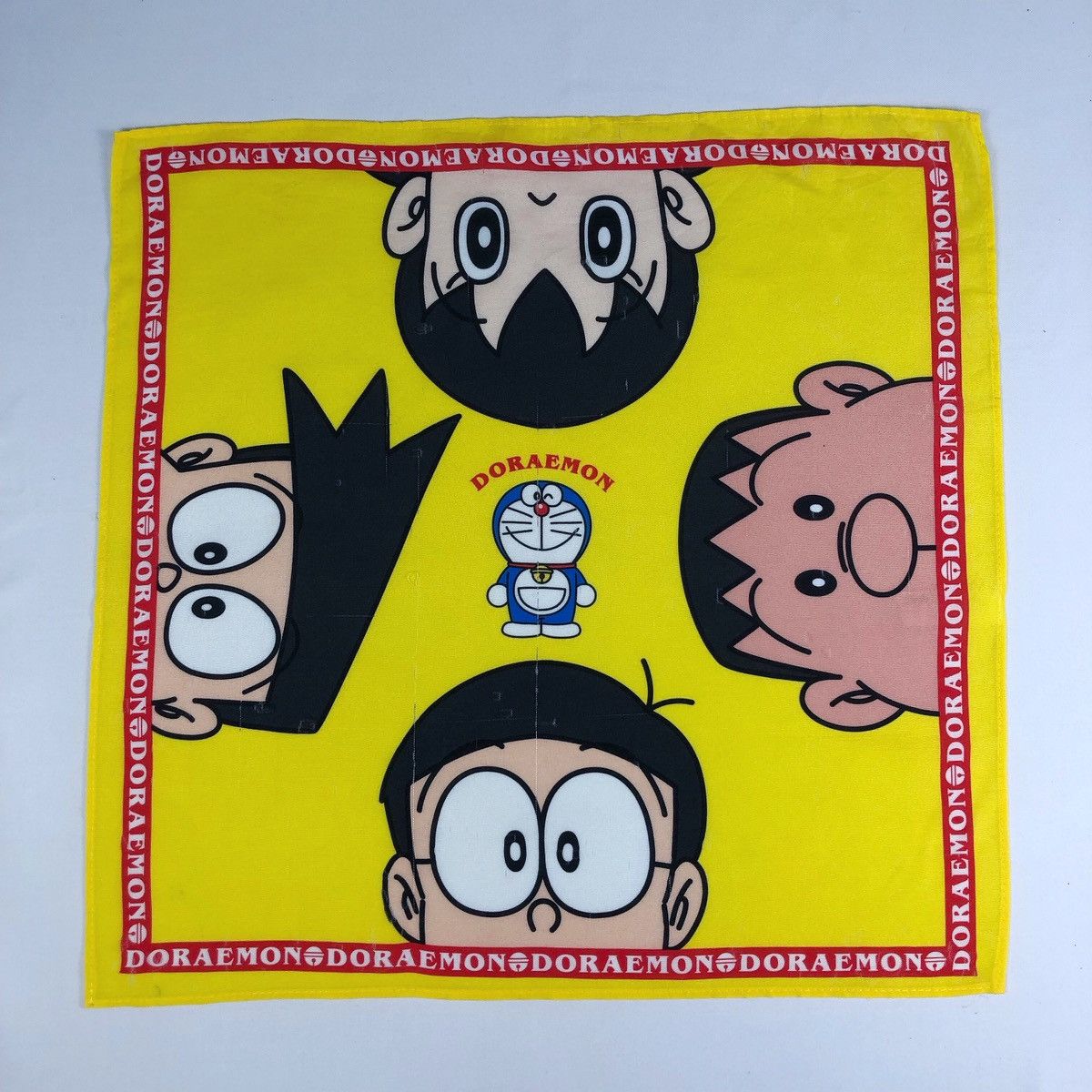 Anime Rare Vintage Doraemon Japan Handkerchief Bandana Size ONE SIZE - 1 Thumbnail