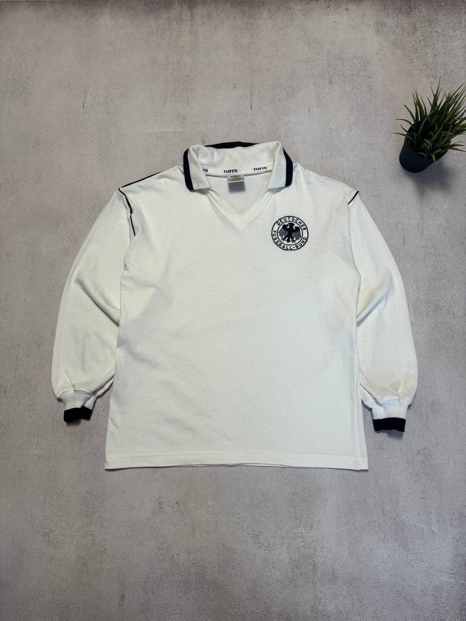 Vintage Vintage Germany Rugby Sweatshirt Polo Baggy Kanye West 90s Size US M / EU 48-50 / 2 - 1 Thumbnail