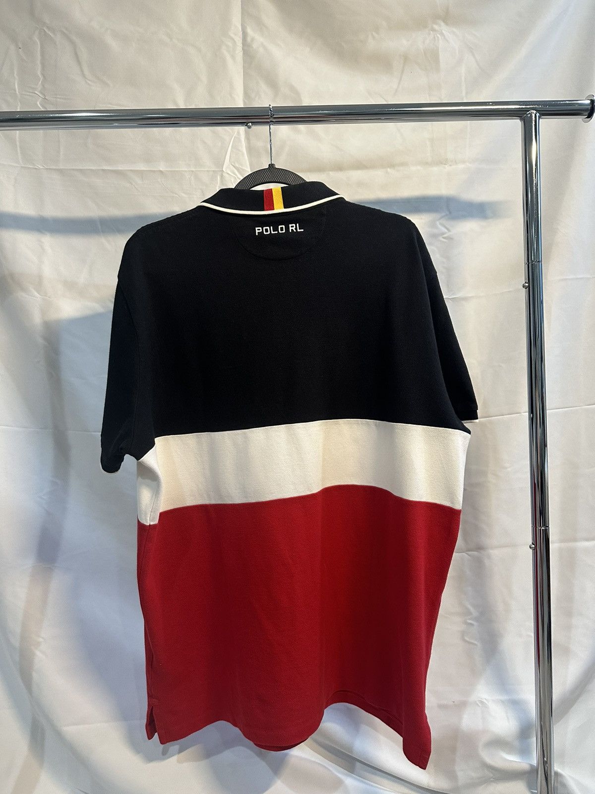 Polo Ralph Lauren × Ralph Lauren Polo Ralph Lauren Germany Tri Color Polo Size US XL / EU 56 / 4 - 2 Thumbnail