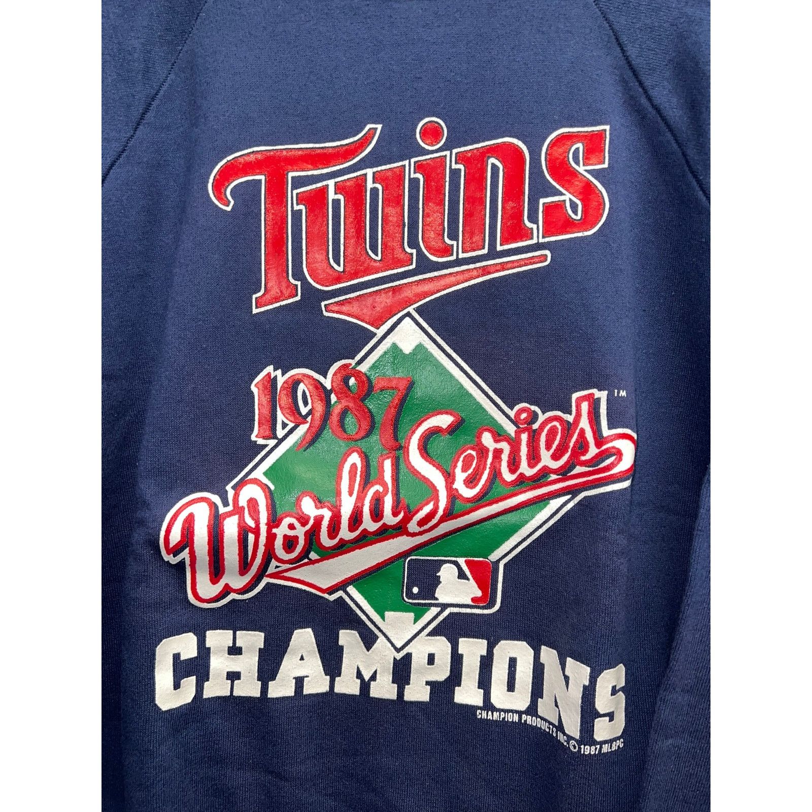 Vintage Vintage Minnesota Twins Sweashirt 1987 World Series 80s NWT Size US L / EU 52-54 / 3 - 2 Thumbnail